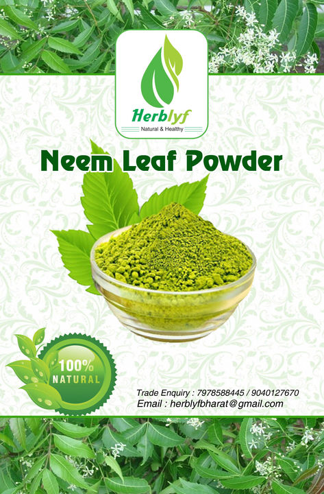 Neem leaves powder uploaded by Herblyf on 12/29/2021