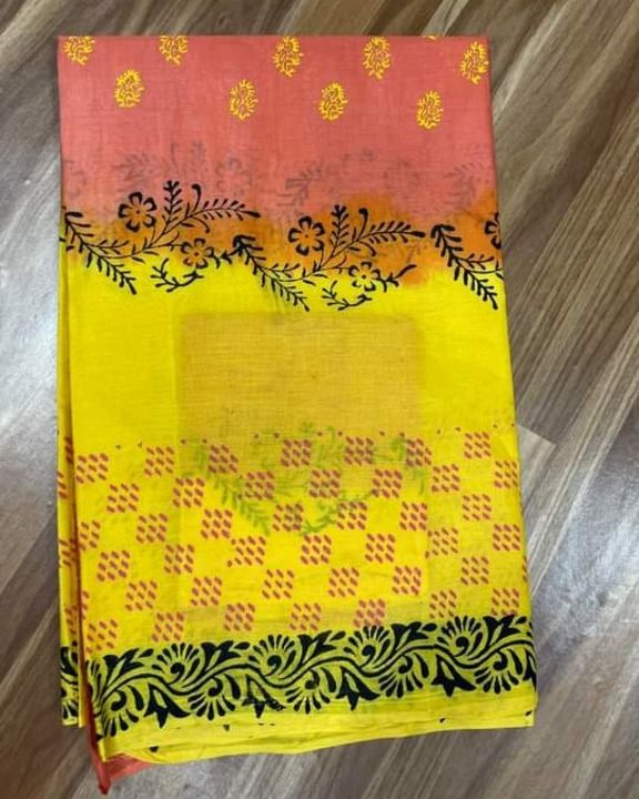 Jaipur kota block printed sarees  and pure cotton block printed sarees  uploaded by Sai manas boutique on 12/29/2021