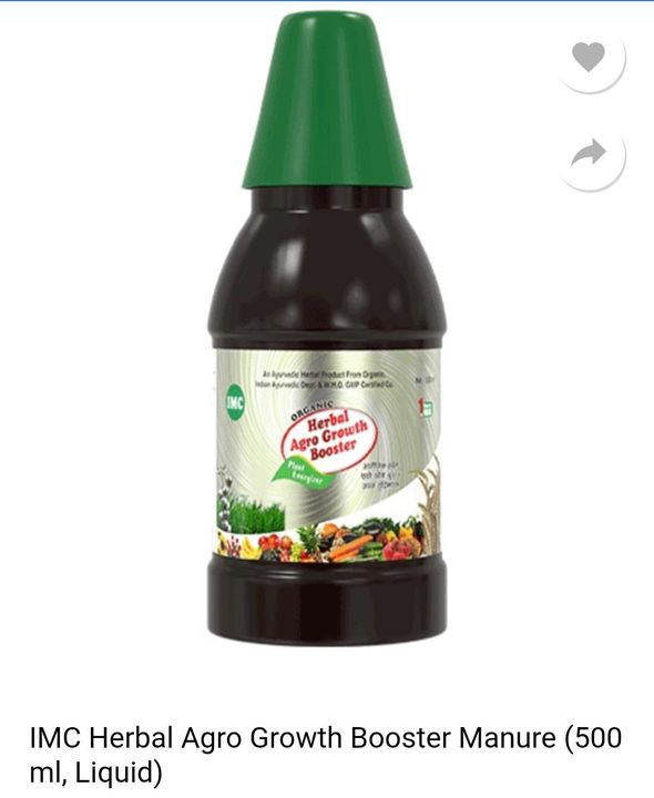 Post image Price Rs. 400Payment Mode: Online Bheem UPI


Herbal Aloe Growth Booster is an Ayurvedic research-based product, which is used as a plant energiser, flowering stimulant and yield booster. This amazing product improves the immune power of plants and helps to maintain the health of the crops even in an unfavourable environment. ...