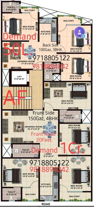 Flats Booking Available in Jamia Nagar. uploaded by business on 12/29/2021