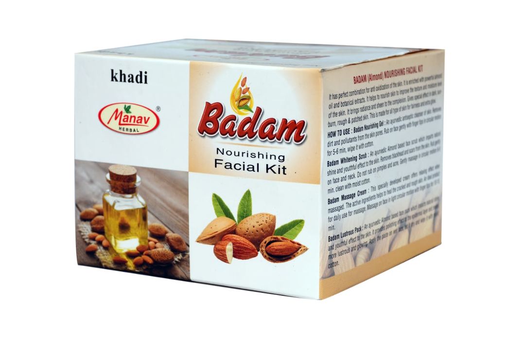 Badam Facials kit uploaded by Manav Khadi Herbal on 12/29/2021