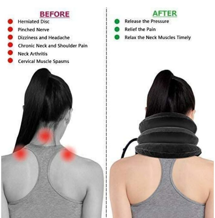Cervical 3 Layer Neck Traction Device Effective and Fast Relief Neck Pain Inflatable Neck Stretcher uploaded by Real Reselling Superstore on 12/29/2021