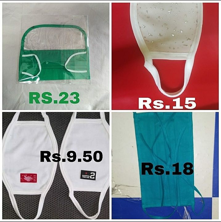All types of face Mask😷 uploaded by JAYASWAL COLLECTION on 6/8/2020