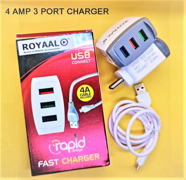 3 USB CHARGER  4 AMP  uploaded by business on 12/30/2021