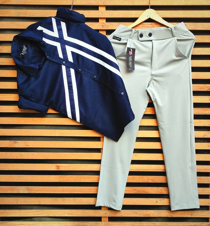 Post image 😍 *Brand* *Armani* *Zara*👉 *cotton shirt + lycra pant*High quality combo*Price - 999/- Freeship*_*Sizes - M38/30 L40/32 XL42/34*_ Full stock Direct put orders in final*NOTE - Donot Compare with Low quality available in the market. check Video for Quality❤️❤️*COD AVAILABLE COD CHARGES 100 EXTRA ADVANCE 