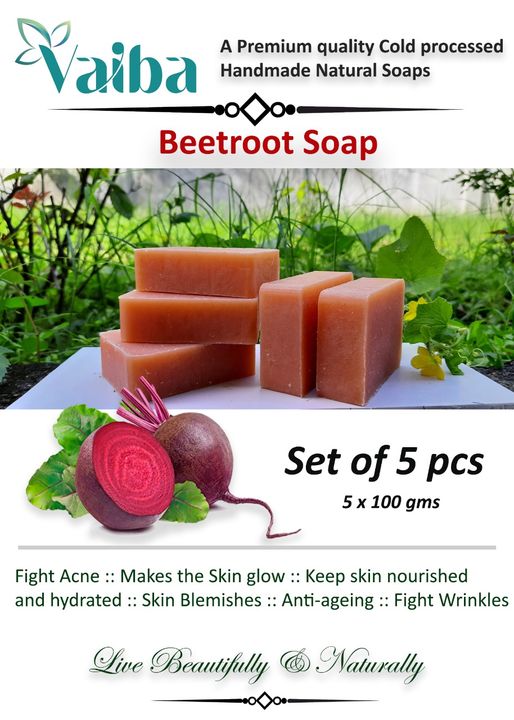 Beetroot soap uploaded by Vaiba Products Co., on 12/30/2021