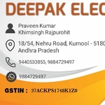 Business logo of Deepak Electricals