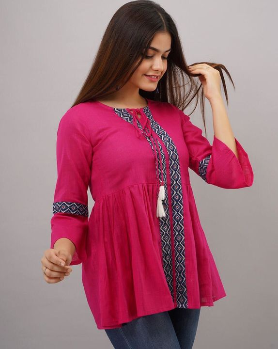 New launching western top uploaded by Seema Colllection on 12/30/2021