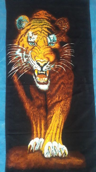 Printed towel uploaded by business on 12/30/2021