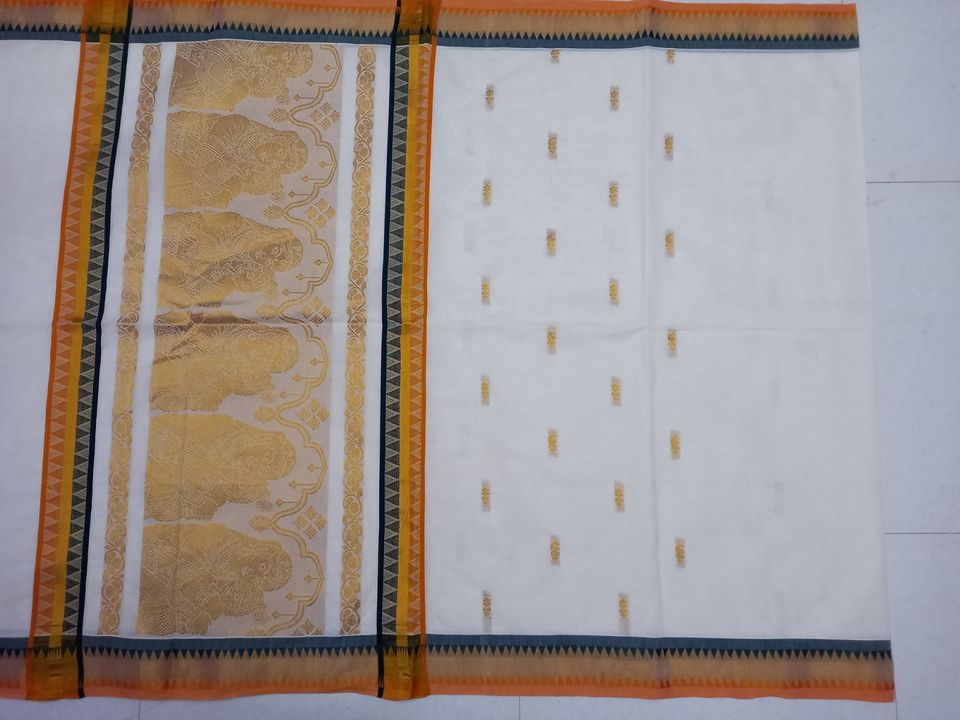Kavasu temple saree uploaded by Jaipranav weaving industry on 12/30/2021