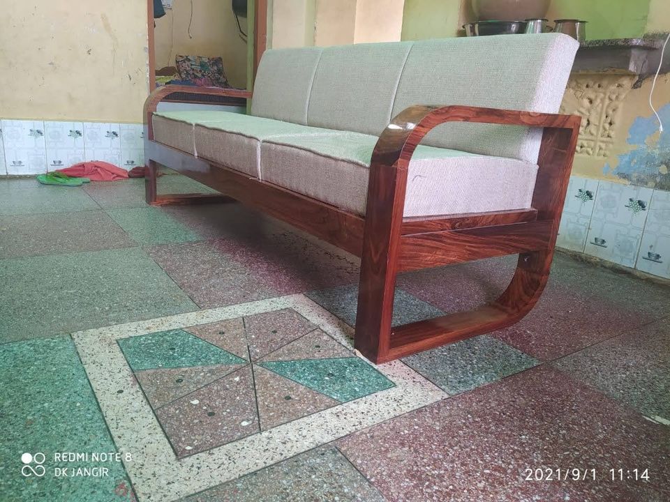 Wooden sofa uploaded by business on 12/30/2021