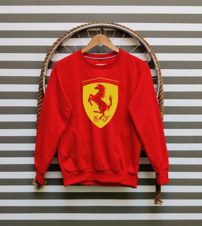 Post image Fashion is the armor to survive the reality of everyday life.BACK TO THE GAME😻
BRAND:-PUMA FERRARI 
A beautifuL FULL SLEEVE ROUND NECK SWEATSHIRT IN 3 AWESOME colors
PATTERN:-PREMIUM DESIGN WITH FERRARI LOGO IN CENTER 💯
FABRIC:- cooL soft PURE 3 THREAD FLEECE stuff AND satisfaction gurantee 
QUALITY:- PREMIUN QUALITY (best in market)
SIZES:- M L XLPRICE:- 799freeship
NOTE:-- *PREMIUM QUALITY DONT COMPARE WITH CHEAP ONES