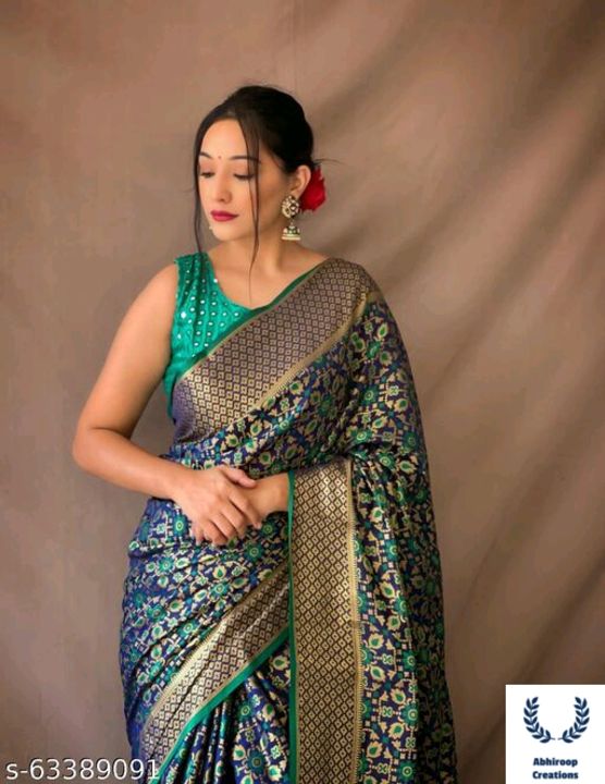 Patola silk saree uploaded by Pritika Das on 12/30/2021