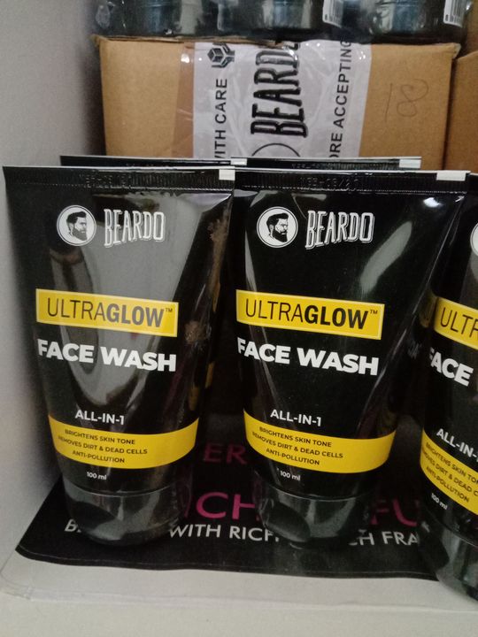 BEARDO Ultra Glow face wash uploaded by business on 12/31/2021