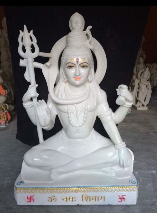 Shiv marble murti uploaded by business on 12/31/2021