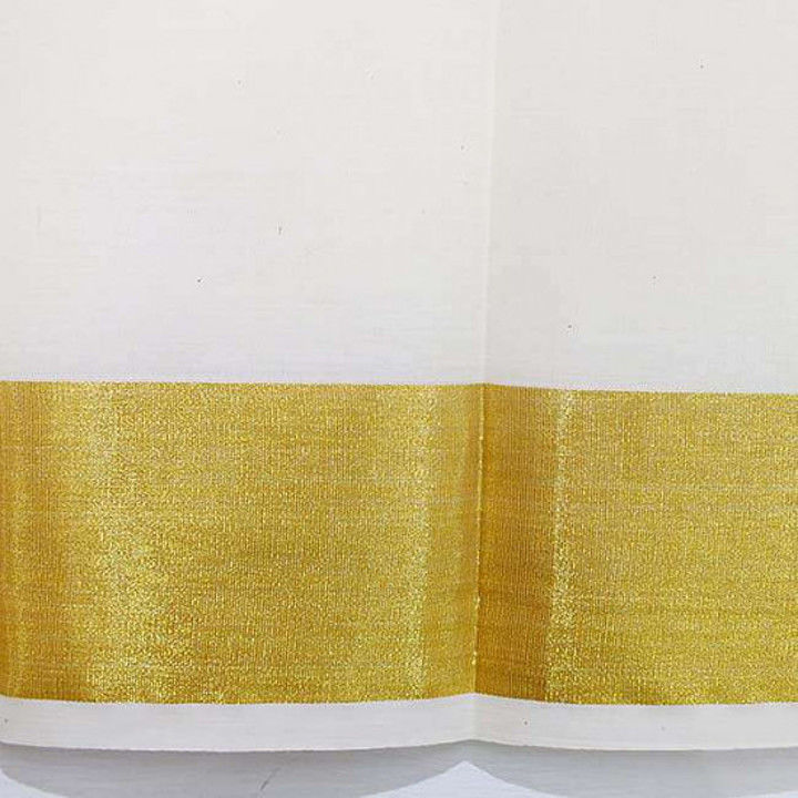 Kerala plain saree sandal colour uploaded by Mps Silks Sarees  on 9/28/2020