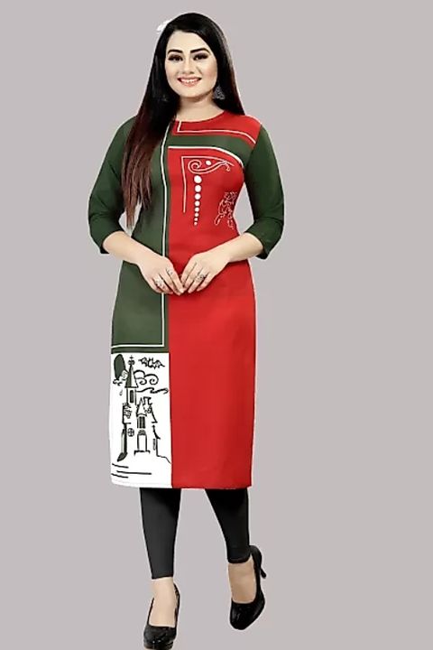 Crepe Kurti uploaded by Seema Colllection on 12/31/2021