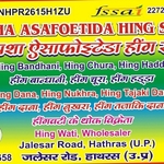 Business logo of Ayesha Hing Asafoetida Store Hathra