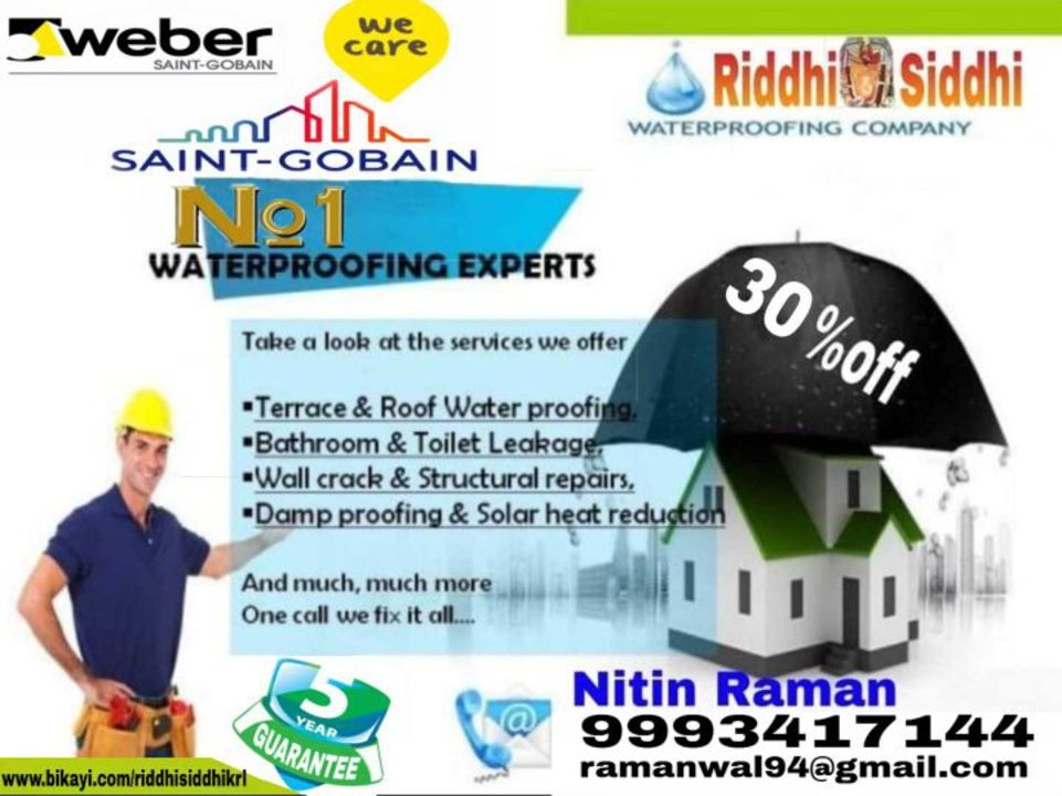 Post image Riddhi Siddhi Water Proofing company indore jaipur Mumbai India call me ☎️ +919993417144
