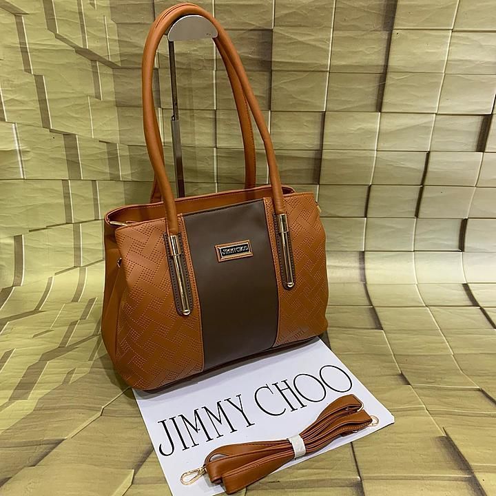 Jimmy choo handbag
👜 👜👜👜
One Zip three compartment😱😍
Ideal for office wear 

Awesome quality  uploaded by A.B BAG.HOUSE on 9/28/2020