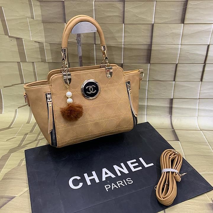 Chanel handbag 
Classy look zip model 
Broad Base bags spacious 

New model spacious bag

Available  uploaded by A.B BAG.HOUSE on 9/28/2020