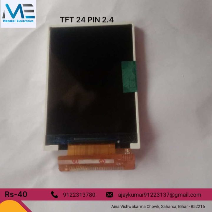 Lcd tft 24 pin uploaded by business on 1/1/2022