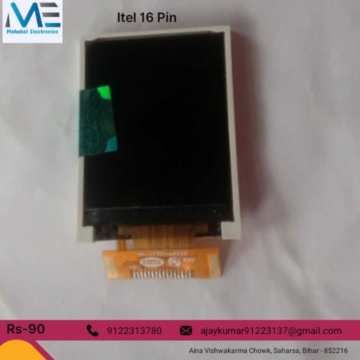 Lcd itel 16 pin uploaded by Mahakal electronics on 1/1/2022