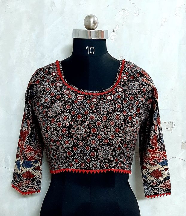 Ajrakh blouse uploaded by Ajrakh_craft_and_store on 1/1/2022