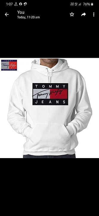 TOMMY HILFIGER HOODIES  uploaded by RP_THE_FASHION_HUB  on 9/28/2020