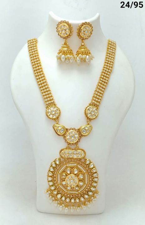 Copper and kundan set uploaded by business on 1/1/2022