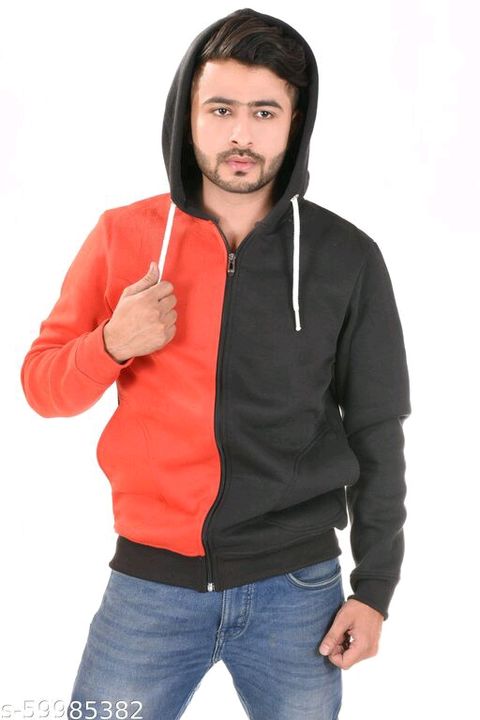 Kvetoo Winter Wear Casual Fleece Hood Sweatshirts For Men's uploaded by business on 1/1/2022