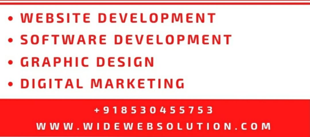 Visiting card store images of Wide web solution