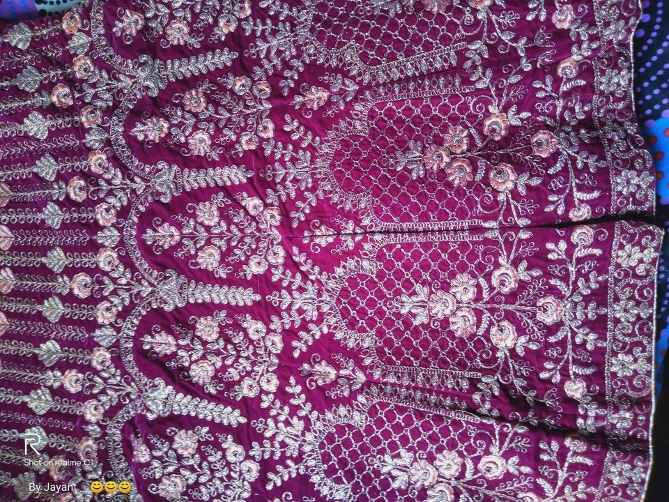 Heavy silk lehenga uploaded by business on 1/1/2022