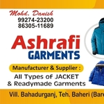 Business logo of Ashrafi Garments