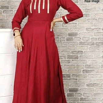 Elegant Rayon Solid With Lace Border Kurtis uploaded by business on 1/1/2022