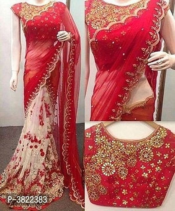 Trendy Georgette & Net Fabric Saree With Cut Work With Blouse

 uploaded by My Shop Prime on 6/8/2020