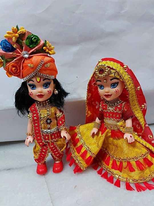 Krishna radha dolls uploaded by business on 9/28/2020
