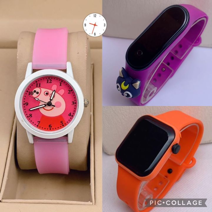 Kids watch combo uploaded by SHOPPING VILLA COLLECTION on 1/2/2022