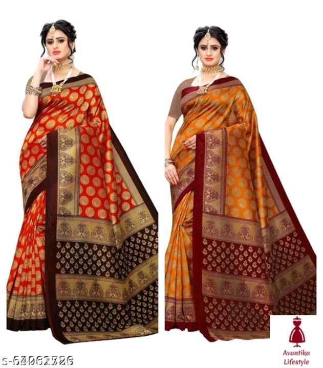 Jivika Attractive Sarees
Saree Fabric: Art Silk
Blouse: Running Blouse
Blouse Fabric: Art Silk
Patte uploaded by Shivom Collection  on 1/2/2022