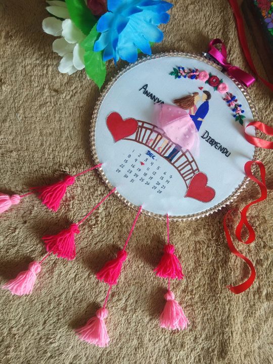 Customized embroidery hoop uploaded by business on 1/2/2022