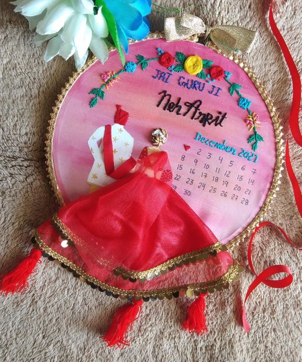 Customized embroidery hoop uploaded by Handmade gifts on 1/2/2022