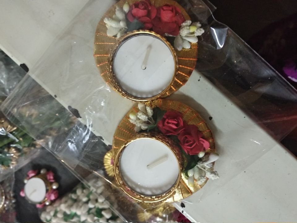 Tea light candle holders uploaded by Vanashri creation on 1/2/2022