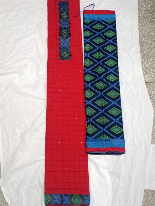 Unstitched suit dupatta two piece uploaded by business on 1/2/2022