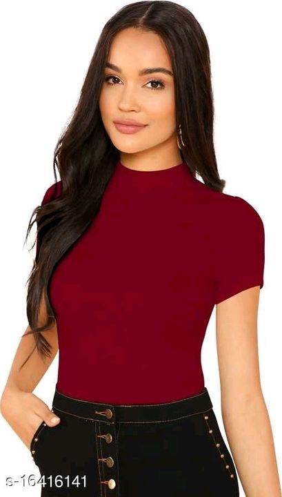 Turtle Neck Short Sleeves Casual  uploaded by Mini Wishlist on 1/2/2022