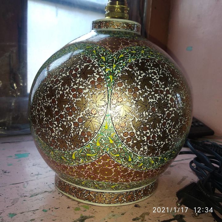 Hand Made Paper Machie Lamp uploaded by Dehqani Bros on 1/2/2022