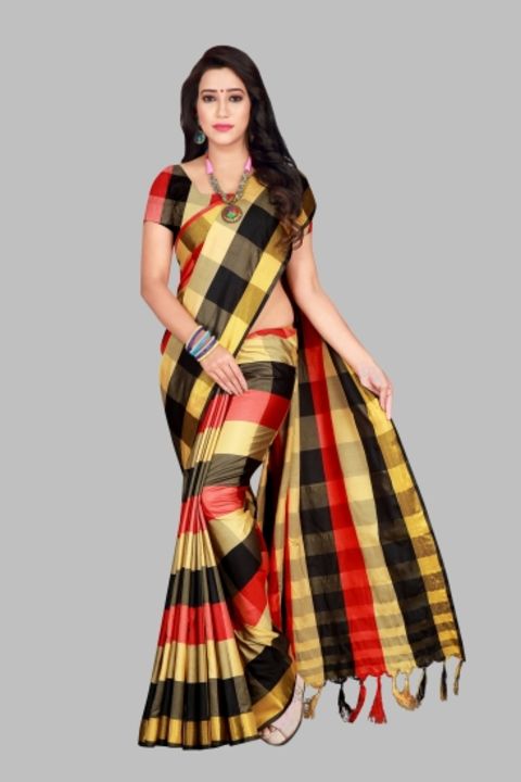 Cotton Silk Saree uploaded by business on 1/2/2022