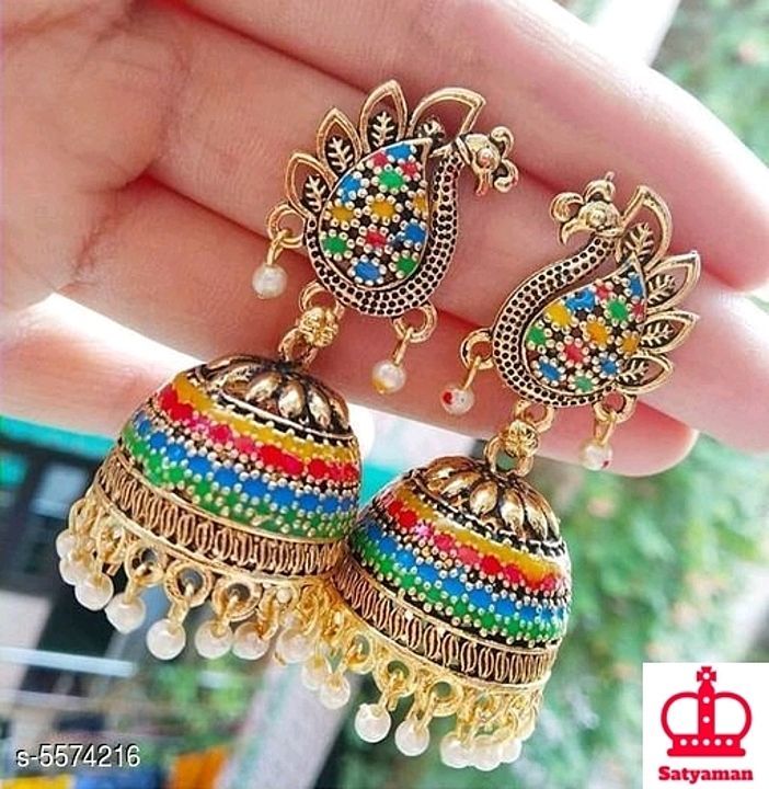 Catalog Name:*New Trend Women's Earrings
*
Base Metal: Alloy
Plating: Gold Plated
Stone Type: Artifi uploaded by Satyanam Reseller on 9/28/2020