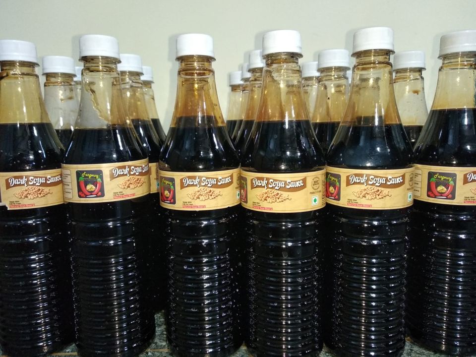 Dark soya sauce 700gmx24 box uploaded by Shri vidhyadhiraja industries on 1/2/2022