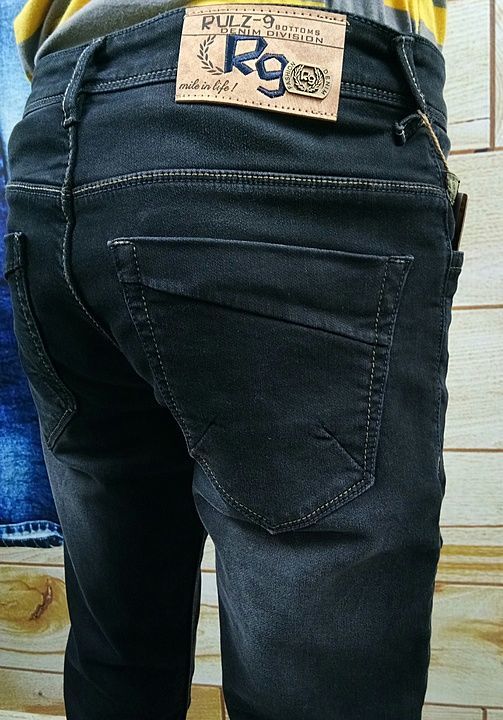 ankel lenth jeans black wash size 28 to 36 uploaded by sv garments on 9/28/2020