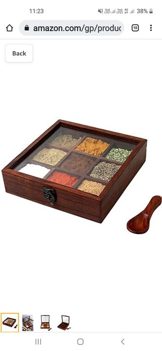 Wooden spice /dry fruits Jar Box uploaded by CAPITAL MART on 1/2/2022